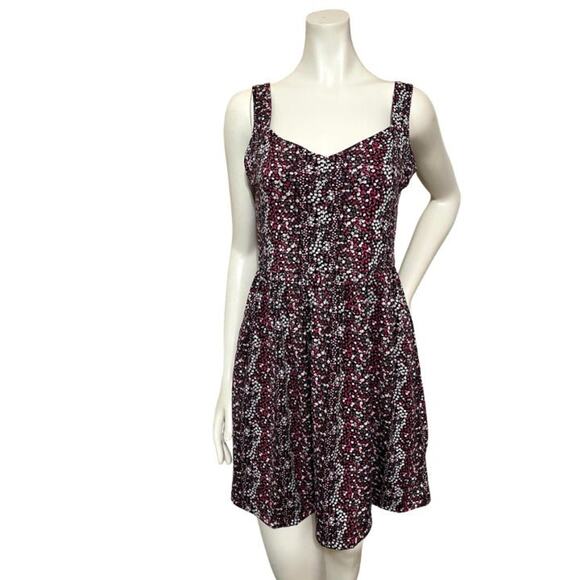 BeBop Pink Flower Summer Sleeveless Strap Dress Size Medium - Picture 1 of 3